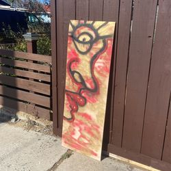 Graffiti Art On Plywood 