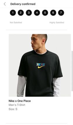 One Piece x Nike Short Sleeve Black (szS)