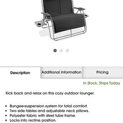 New in box‼️ zero gravity loveseat chair