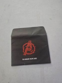 Marvel  Avengers Endgame loot crate recipe cards
