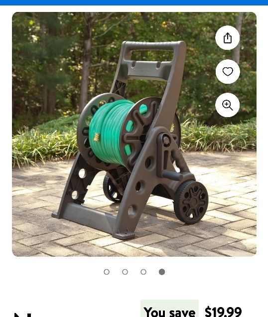 Garden Hose Wheel Storage