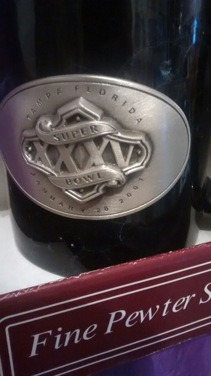 Super Bowl XXXV 2001 Tampa.