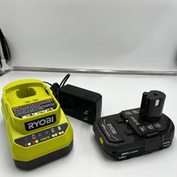 Ryobi 18V One+ 1.5 Ah Lithium Ion Battery And Charger New