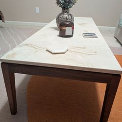 Walnut Base Coffee Table 