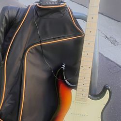 Sawtooth Stratocaster And Case And Amphonix