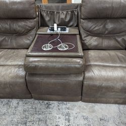 Living space Leather recliner sofa Inbox 