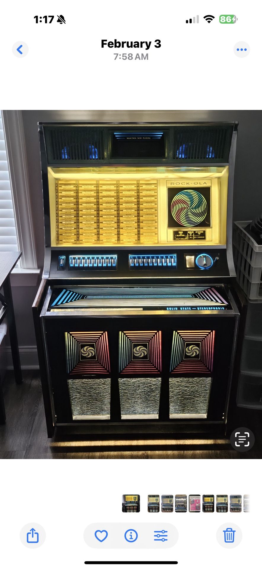 Rock-Ola 445 Jukebox 