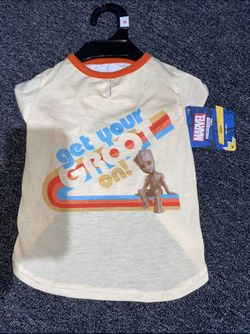 Marvel Dog T Shirt Groot Sizes M And XL New
