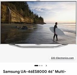 Samsung 46” smart tv