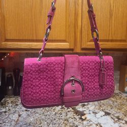 Coach purse pink soho (trades welcome)