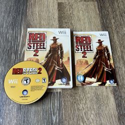 Red Steel 2 Nintendo Wii Complete in Box CIB Tested & Working