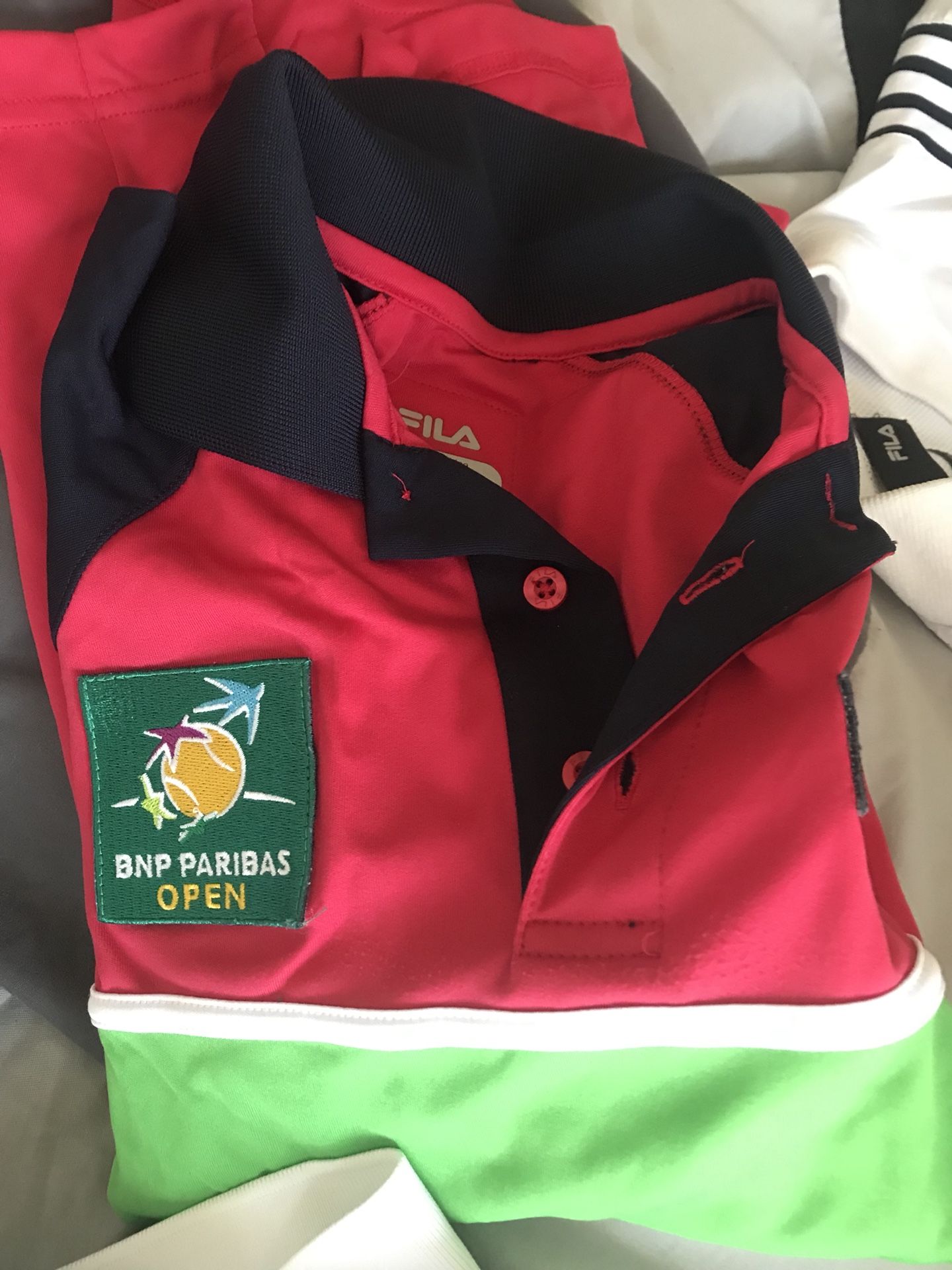 Fila Tennis Jackets and BNP Paribas Open Polo shirts for Sale in