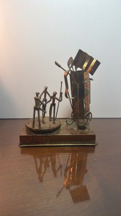 Golf Music Box Made Of Metal 