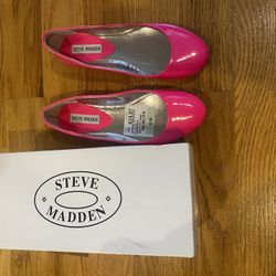 Steve Madden Flats Neon Pink 8