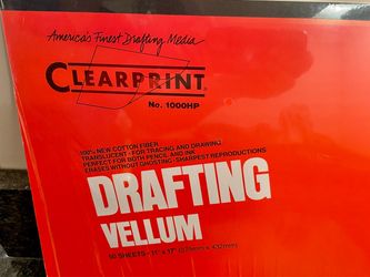 Clearprint Drafting Vellum New Unopened
