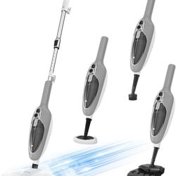 Steam Mop - 10-in-1 MultiPurpose Handheld Steam Cleaner Detachable Floor Steamer for Hardwood/Tile/Laminate Floors Carpet with 11 Accessories for Whol