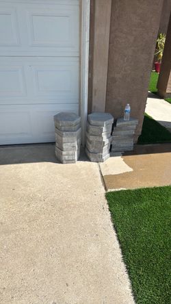 Free pavers.