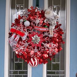 16" Handmade  Christmas Wreathe