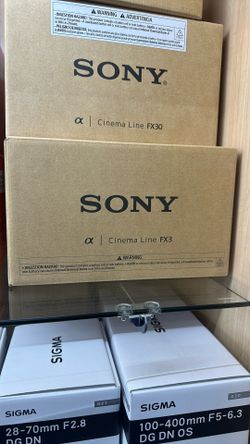 Sony Alpha Fx3A Cinema Line Camera 