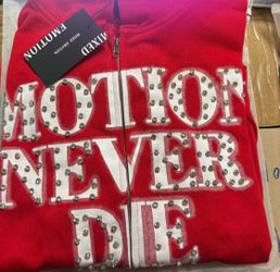 Red emotions never die zip up