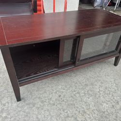 Cherry Wood Entertainment Center $30
