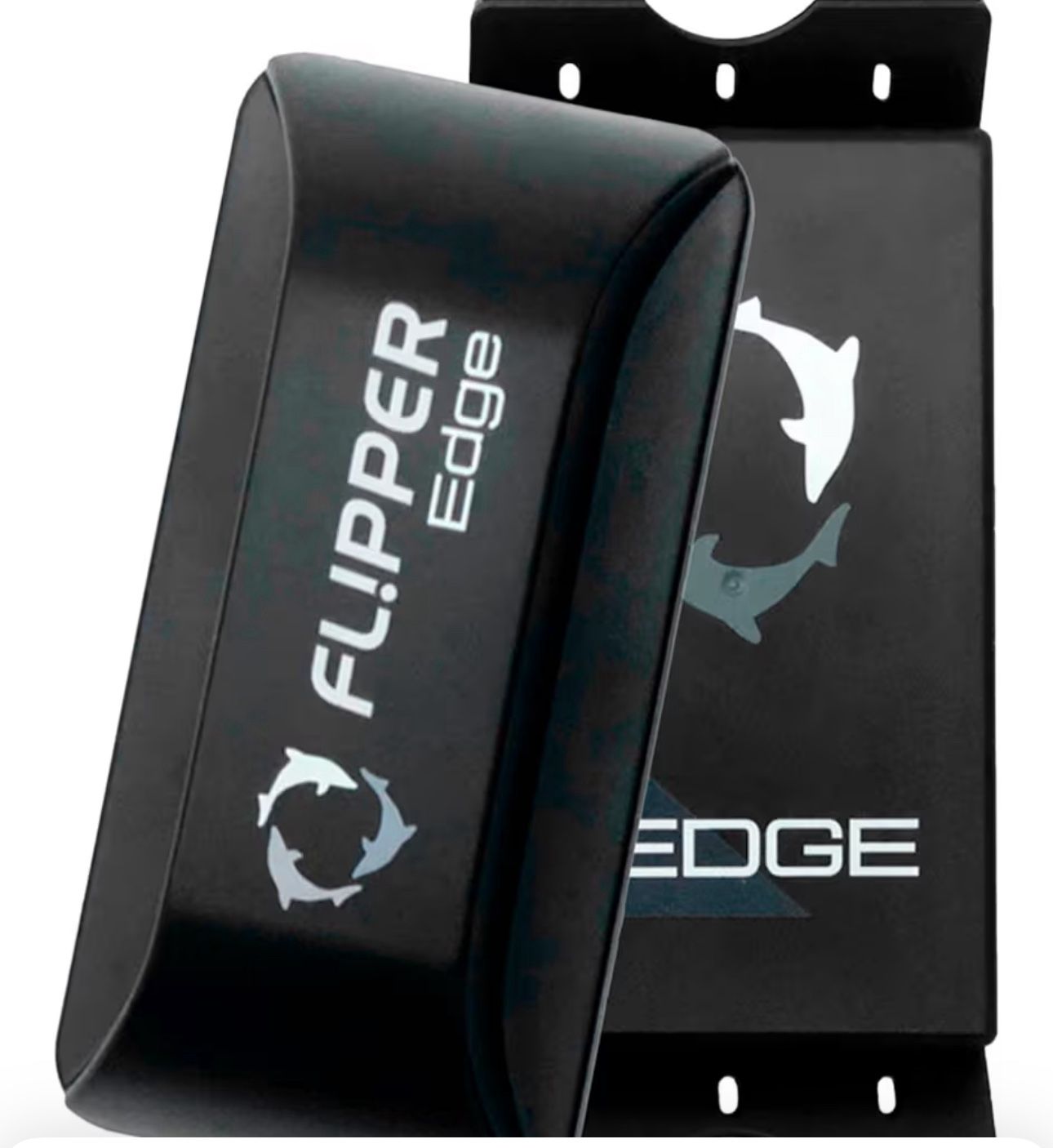 FLIPPER EDGE Standard Magnetic 2-in-1 Aquarium Cleaner for Glass and Acrylic Tanks up to 1/2" (12mm) Thick – Dual Blade Design with Floating Algae Scr