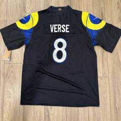 LA Rams Jared Verse Rivalry Stitched Jersey, S To 3Xl 