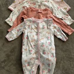 Baby Girl Sleep Onesies