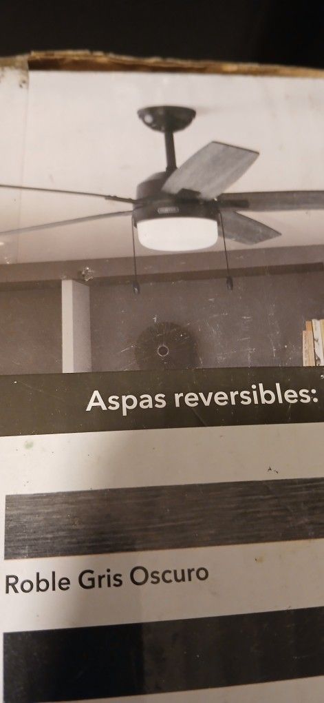 Hunter Black Ceiling Fan