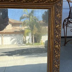 Stunning Wood Frame (mirror Is Desilvering