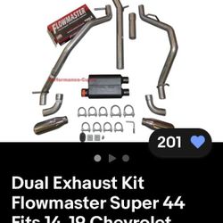 Flowmaster 44 Dual Exhaust Kit 