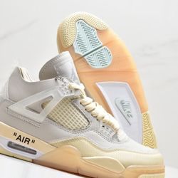 Jordan 4 Off Whte Sail