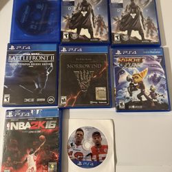 PlayStation 4 games lot of 8