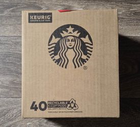 40 Count Starbucks K-Cup Coffee Pods Breakfast Blend Medium Roast