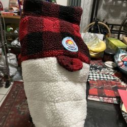  Buffalo Plaid Warm Fleece Dog Vest
