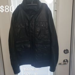 Black Leather Jacket Tommy