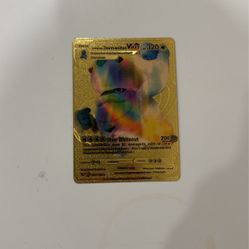 Darmanitan Vmax Gold Pokémon Card