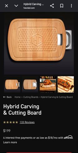 Brand New HexClad Hybrid Carving & Cutting Board