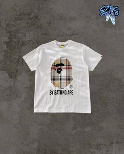 BAPE Check By Bathing Ape White Tee (NEW) Size S-2XL