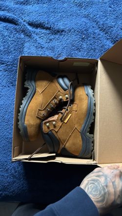Steel toe work boots