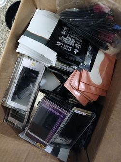 A bunch of professional eyelash extension stuff
