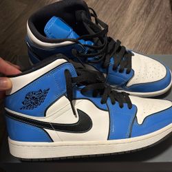 Jordan 1 Blue/Black/White High OG Style - (No Box) Size Mens 9.5