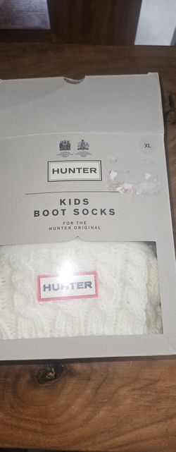 Hunter Kids Boot Socks Size Xl Big Kid Shoe Size 4-6