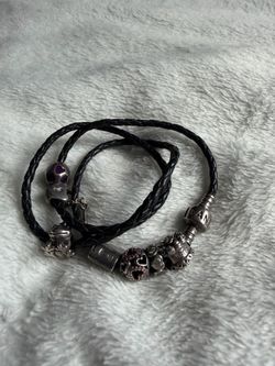 Leather Pandora bracelet