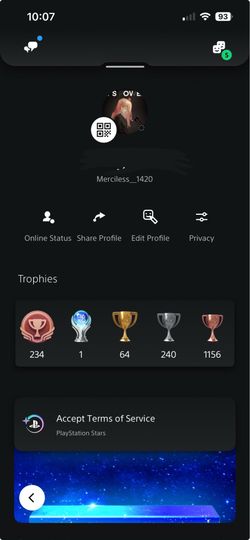 Personal gaming account