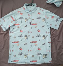 Bad Birdie Men's Polo Shirt Size M