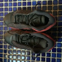 Nike Air Jordan Retro 13 Bred Red Black Cat Playoffs Sneakers 7Y