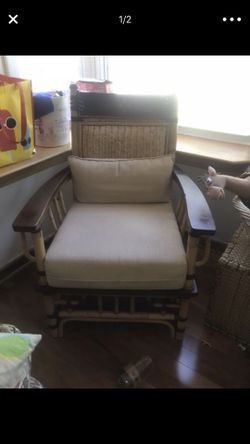 Chair with ottoman