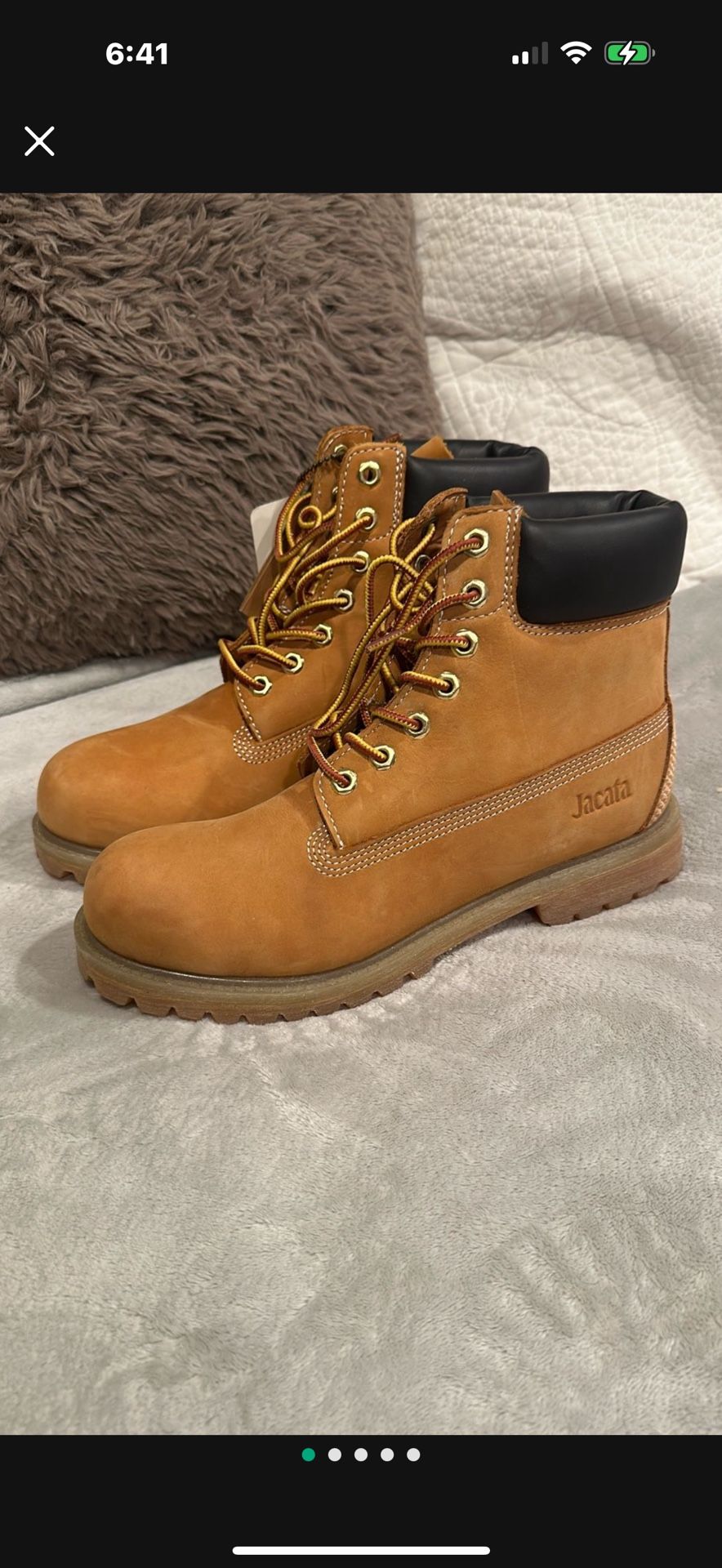 Men’s New Jacata Work Boots Size 8.5