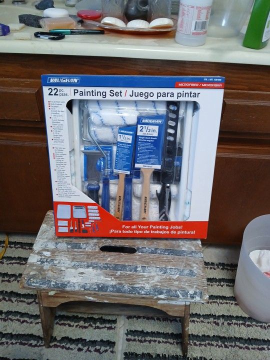 22 Piece Vaughan Painting Set. " We doze, but we never close "